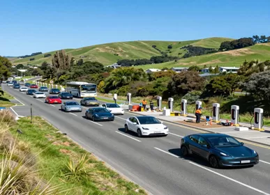 New Zealand's Electric Vehicle Registrations Have Soared, With the Transport Ministry Ramping Up the Construction of Charging Stations