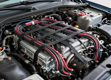 Whole Vehicle Wiring Harness Bundling and Fastening Design